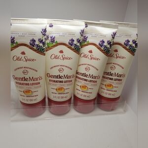 4 PACK Old Spice Gentleman's Blend Super Hydration Lotion, Lavender & Mint 3.0oz